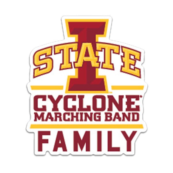 I-State Cyclone Marching Band Dad Vinyl Decal (3.5")